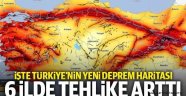 Türkiye'nin yeni deprem haritası