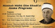 Müftü Alim Efendi Anma Programı