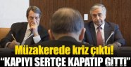 Kıbrıs müzakerelerinde kriz