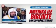 Kabe İmamı Sudeysi: "Şükür ki ABD ile birlikte dünyayı yönetiyoruz"