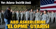 ABD askerlerine 'el öpme' uyarısı