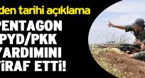 ABD'den PYD itirafı!