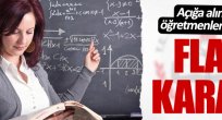  Açığa alınan öğretmenlerle ilgili kritik gelişme 