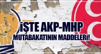 AKP - MHP mutabakat maddeleri