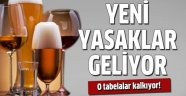 Alkol reklamı olan tabelalara yasak geliyor