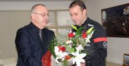 Başkan Ergün'e Milli Ziyaret