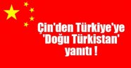 Çin'den Türkiye'ye 'Doğu Türkistan' Cevabı