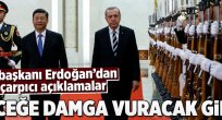 Cumhurbaşkanı Erdoğan'dan Çin'de çarpıcı açıklamalar