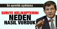 Davutoğlu'ndan Suriye açıklaması