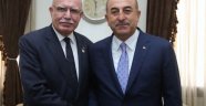DIŞİŞLERİ BAKANI ÇAVUŞOĞLU, FİLİSTİNLİ MEVKİDAŞIYLA GÖRÜŞTÜ