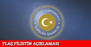 Dışişleri'nden flaş Filistin açıklaması