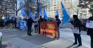 DÜNYA BANKASI ÖNÜNDE DOĞU TÜRKİSTAN PROTESTOSU: "ÇİN KOLONYALİZMİNİ FONLAMAYI DURDUR!"