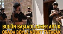 Ertuğrul Gazi Türbesi'nde asker 'Alp' kıyafetiyle saygı nöbeti tutacak