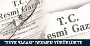 "HSYK Yasası" resmen yürürlükte