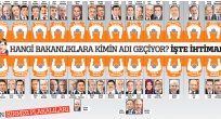 Hükemette Bakanlık Heyacanı Başladı