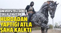 Hurdadan yaptığı atla şaha kalktı
