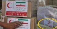 İran, Kızılay'ın gönderdiği yardımlara kendi logosunu yapıştırıyor!