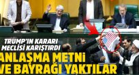 İran Meclisi ABD Bayrağı Yaktı!