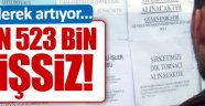 İşsizlik artıyor