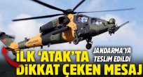 Jandarma için üretilen ilk ATAK Helikopteri Fatih
