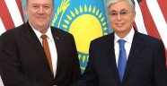 KAZAKİSTAN CUMHURBAŞKANI TOKAYEV, ABD DIŞİŞLERİ BAKANI POMPEO'YU KABUL ETTİ