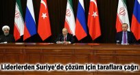 LİDERLERDEN SURİYE'DE ÇÖZÜM İÇİN TARAFLARA ÇAĞRI