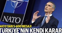 NATO Genel Sekreteri Stoltenberg: S-400 Türkiye'nin kararı