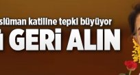 Nobel ödüllü Aung Arakan'dan ödülü geri alın