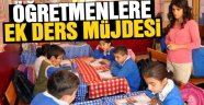 Öğretmenlere ek ders ücreti