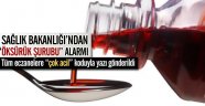 Öksürük şurubu alarmı