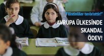 Okulda "Filistinliler teröristtir" ödevi!