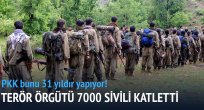PKK 7000 sivili katletti