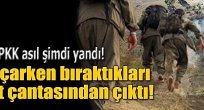PKK'lıların sırt çantasından çıktı