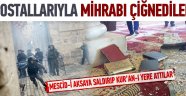 Postallarıyla Mescid-i Aksa'ya girdiler