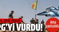Rusya,YPG terör örgütünü vurdu!