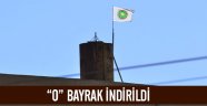 Sınırdaki bayrak indirildi