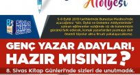 Sivasta Yazarlık Atölyesi Başlıyor