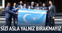 Sizi yalnız bırakmayız