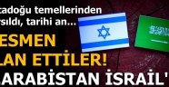 Suudi Arabistan İsrail'e yardım ediyor!
