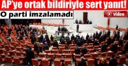 TBMM'den Sözde Ermeni Soykırım İddialarına Karşı Ortak Bildiri 