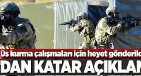 TSK: 3 kişilik heyet üs kurmak için Katar'da