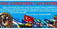 Türk Konseyi'ne Dünya Türk Birliğinden tam destek !
