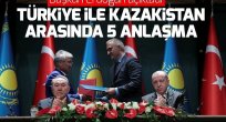 Türkiye ve Kazakistan'dan 5 anlaşma....
