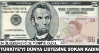 Türkiye'yi dünya listesine sokan kadın