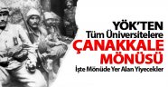 YÖK'ten Çanakkale için sürpriz mönü