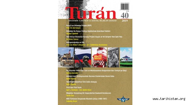 Turan Dergisi 40.sayıyı yayımladı
