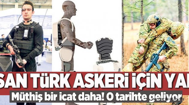 Türk askeri için mekanik dış iskelet