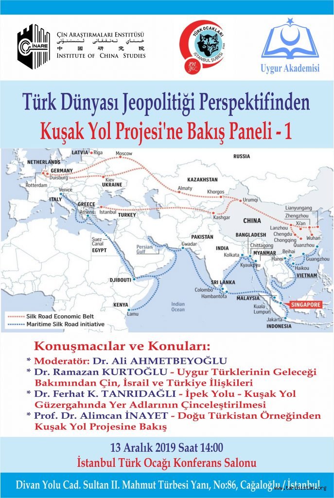 Türk Dünyası Jeopolitiği Perspektifinden Kuşak Yol Projesi'ne Bakış Paneli