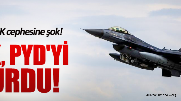 Türk jetleri PYD hedeflerini vurdu! 