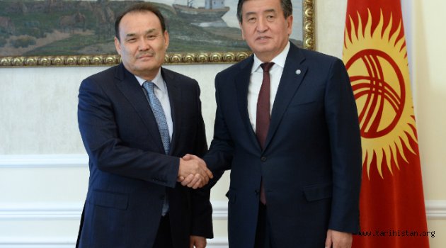 Türk Konseyi Genel Sekreteri,Kırgız Cumhuriyeti Cumhurbaşkanı Sayın Sooronbay Ceenbekov''a tebrik mektubu